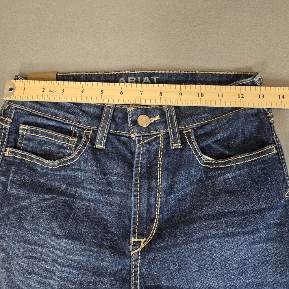 Ariat Jeans Womens 27 Ella Slim Trouser High Rise Rascal Blue 10032550 - Picture 7 of 9